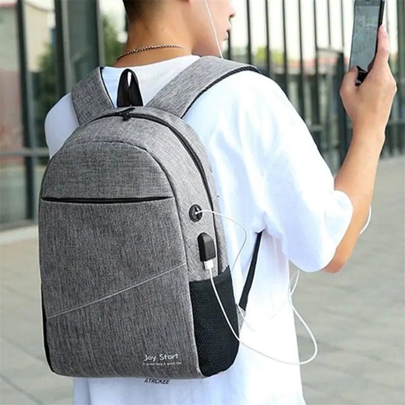 Backpack with USB port